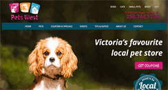 Desktop Screenshot of petswest.ca